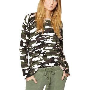 Sanctuary Camouflage Pink Sweater